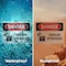 Signmission Sodium Hydroxide Danger Sign, Plastic, 10in W x 7in L, 2PK OS-2PACK-DS-P-710-L-1576 - alternate 5